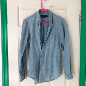 Polo Blue Denim Button Down